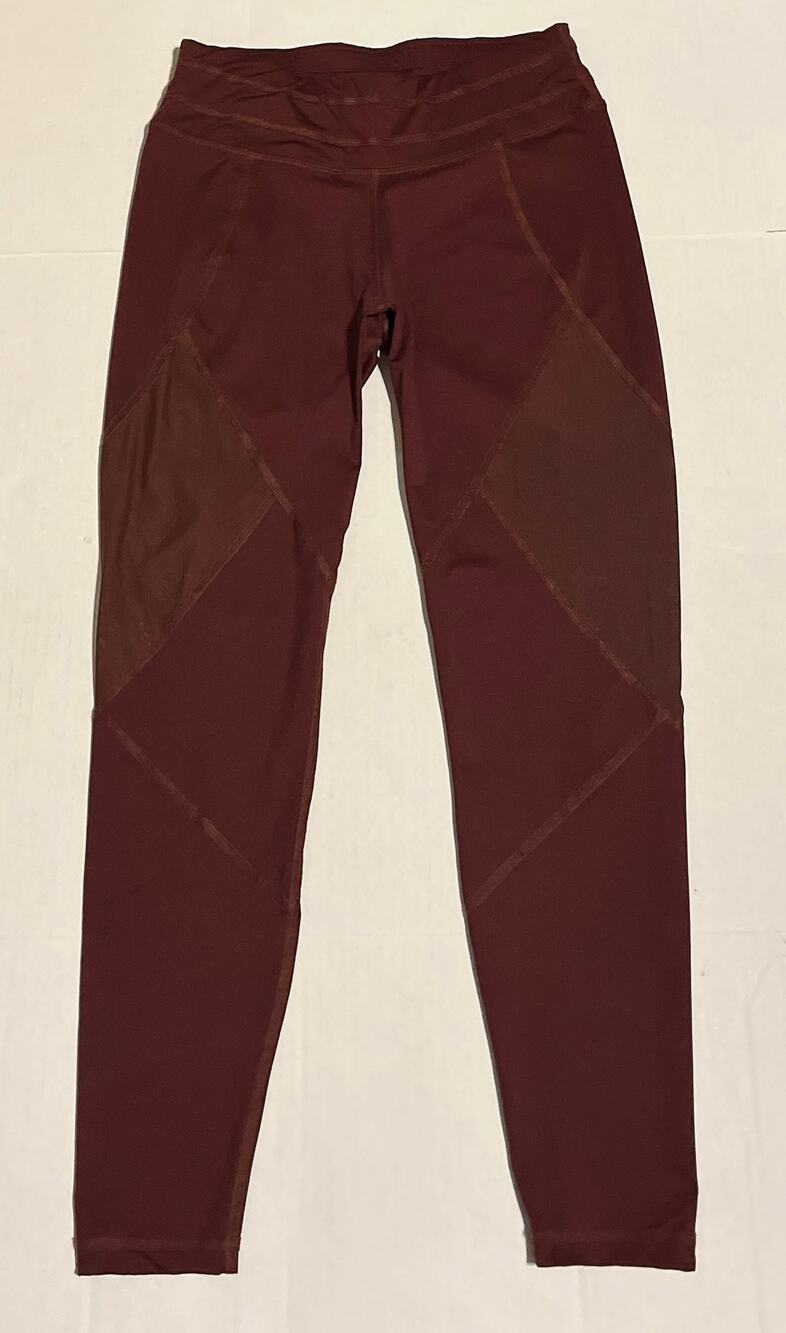 Varley Women's Walnut Tight Copper Red Legging Athleisure Yoga Size Medium